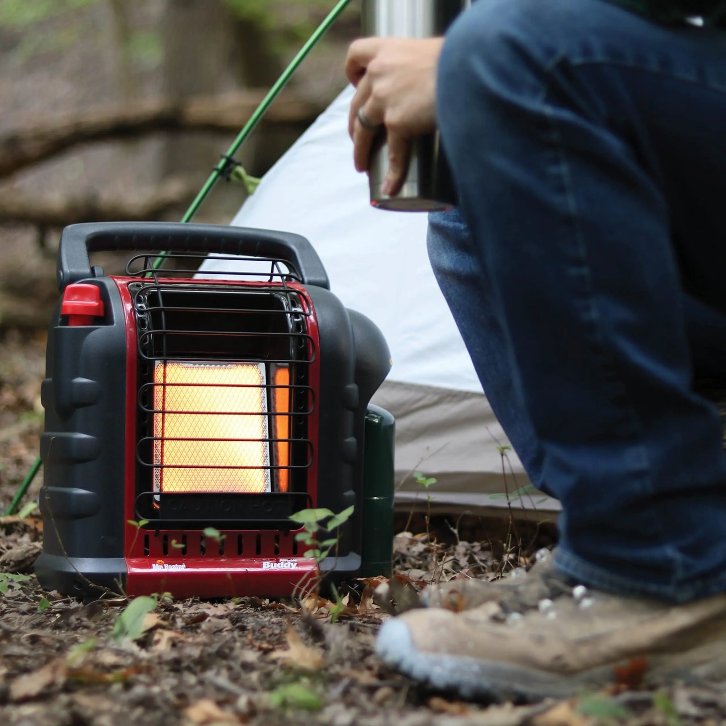 Mr. Heater F232000 MH9BX Buddy 4,000-9,000-BTU Indoor-Safe Portable Propane Radiant Heater, Red-Black - 💙 Blu Rose's Garden LLC 💙