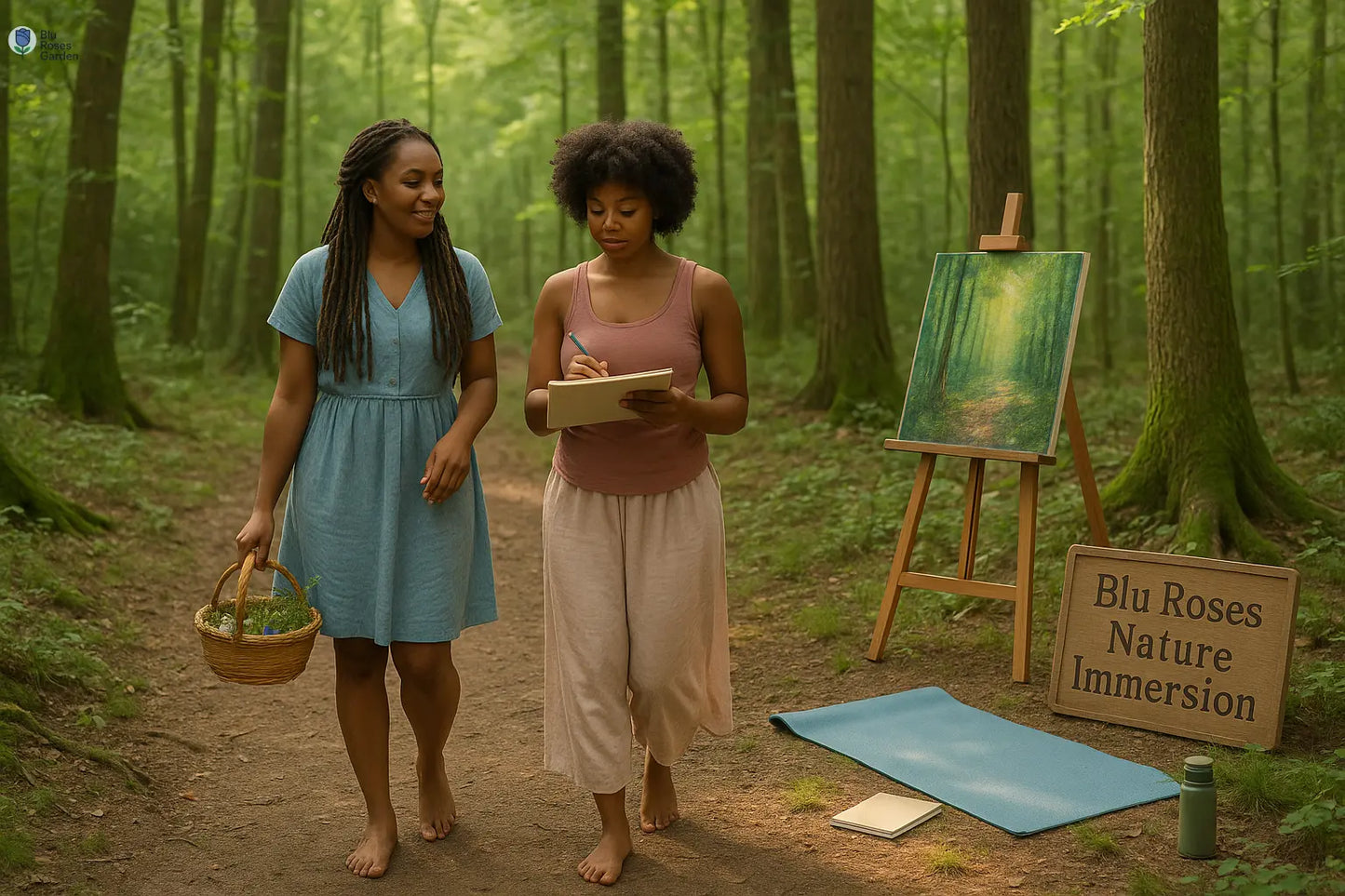 Nature Immersion Therapy & Healing Walks β Forest Bathing, Art, Garden Support & Virtual Sessions (Mocksville, NC) π Blu Rose's Garden LLC π π Blu Rose's Garden LLC π