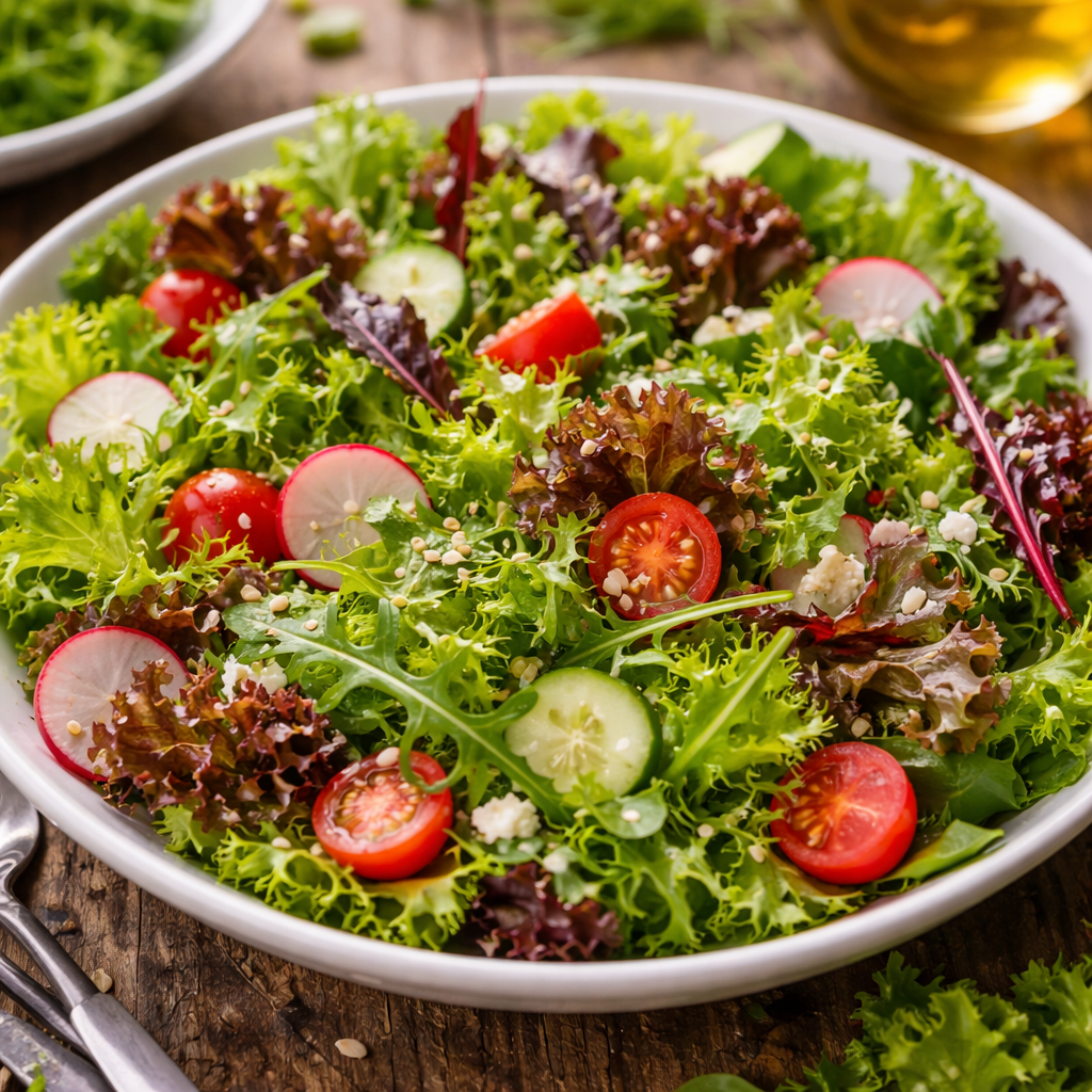 Mixed Greens Mesclun Lettuce Seeds ā 2.5g (Approx. 2,000 Seeds) š Blu Rose's Garden LLC š š Blu Rose's Garden LLC š