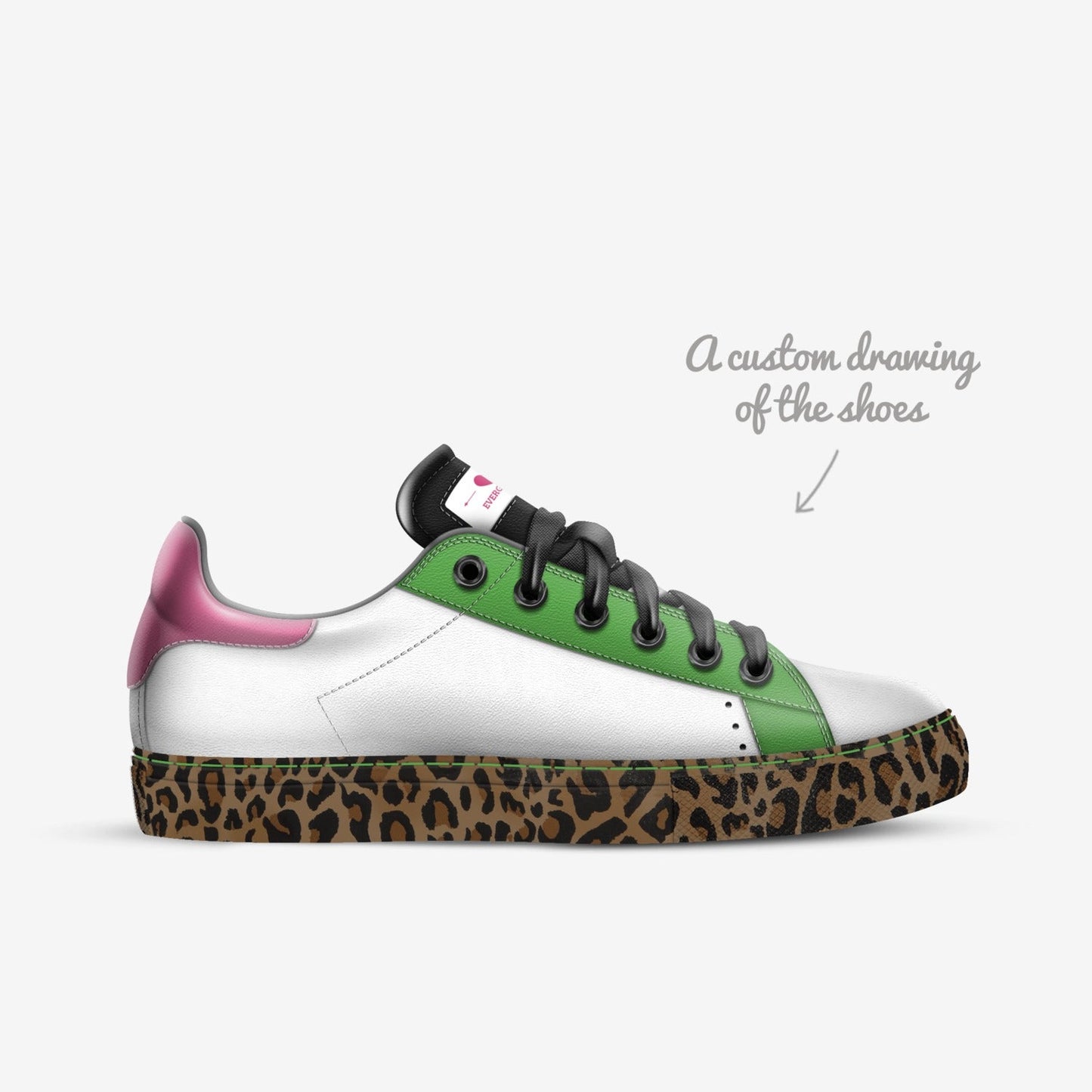 Ever Forward Cheetah Print Italian Leather Sneakers π Blu Rose's Garden LLC π π Blu Rose's Garden LLC π