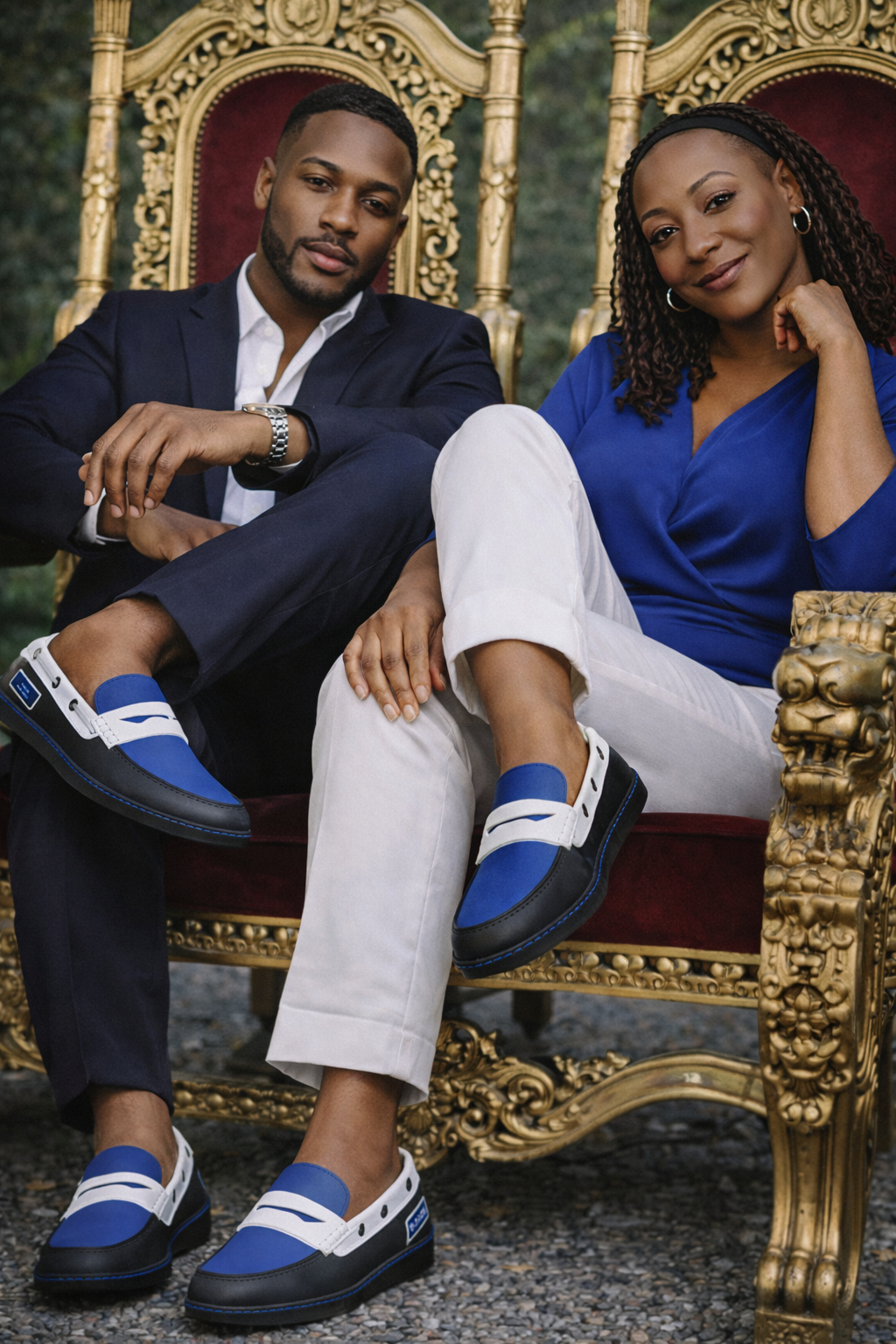 Stylish Blu Rose Men Loafers - Handcrafted Italian Leather, Classic Moccasin Design, All-Day Comfort π Blu Rose's Garden LLC π π Blu Rose's Garden LLC π