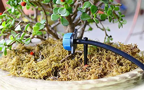 200pcs Irrigation Drip Support Stakes for 1/4-Inch Tubing Hose Flower Beds, Vegetable Gardens, Herbs Gardens - π Blu Rose's Garden LLC π