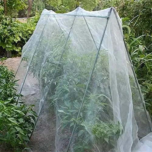 Agfabric Garden Netting 16'x30' Insect Pest Barrier Bird Netting for Garden Protection,Row Cover Mesh Netting for Vegetables Fruit Trees and Plants,White - π Blu Rose's Garden LLC π