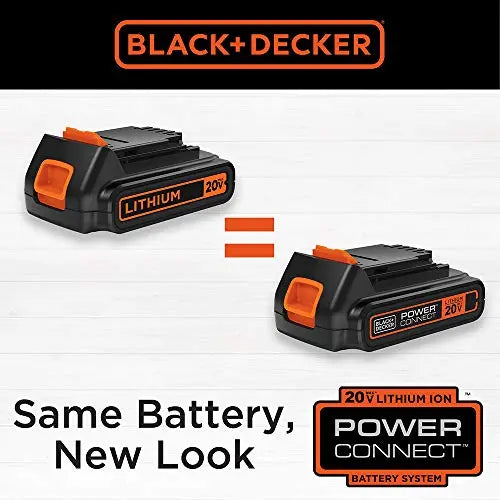 BLACK+DECKER 20V MAX* POWERCONNECT Cordless Drill/Driver + 44 pc. Home Project Kit (LDX50PK) - π Blu Rose's Garden LLC π
