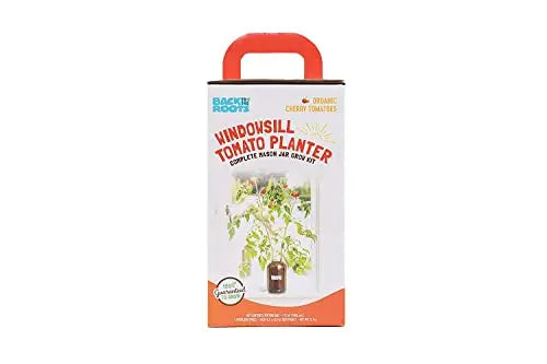 Back to the Roots Cherry Tomato Organic Windowsill Planter Kit - Grows Year Round, Includes Everything Needed For Planting - π Blu Rose's Garden LLC π