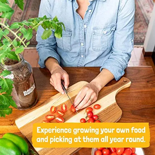 Back to the Roots Cherry Tomato Organic Windowsill Planter Kit - Grows Year Round, Includes Everything Needed For Planting - π Blu Rose's Garden LLC π