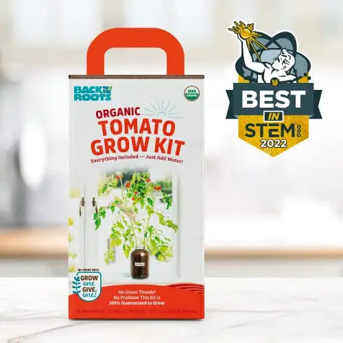 Back to the Roots Cherry Tomato Organic Windowsill Planter Kit - Grows Year Round, Includes Everything Needed For Planting - π Blu Rose's Garden LLC π