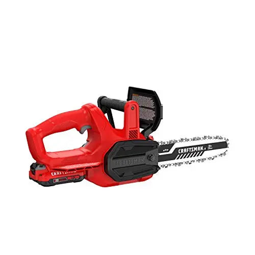CRAFTSMAN V20 Mini Chainsaw, 10 inch, Battery and Charger Included (CMCCS610D1) - π Blu Rose's Garden LLC π
