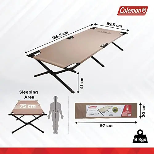 Coleman 765353 Trailhead II Military Style Camping Cot - π Blu Rose's Garden LLC π