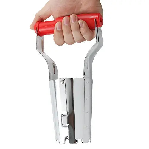 FLORA GUARD Bulb Planter with Depth Mark- Ideal Bulb Transplanter for Planting/Digging - Automatic Soil Release Seed Planting Tool for Planting Tulip, Daffodils, Dahlias and More - π Blu Rose's Garden LLC π