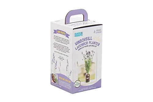 Back to the Roots Lavender Organic Windowsill Planter Kit - Grows Year Round, Includes Everything Needed for Planting - 💙 Blu Rose's Garden LLC 💙
