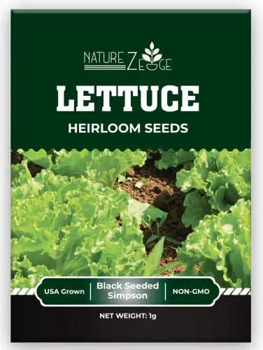 Lettuce Seeds for Planting, Red Romaine Lettuce, Bibb Butter Lettuce, Black Seeded Simpson, Green Ice Iceberg Lettuce, Non-GMOβ¦ - π Blu Rose's Garden LLC π