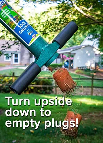 ProPlugger 5-in-1 Lawn and Garden Tool, Bulb Planter, Weeder or Weeding Tool, Sod Plugger, Annual Planter, Soil Test Probe - π Blu Rose's Garden LLC π