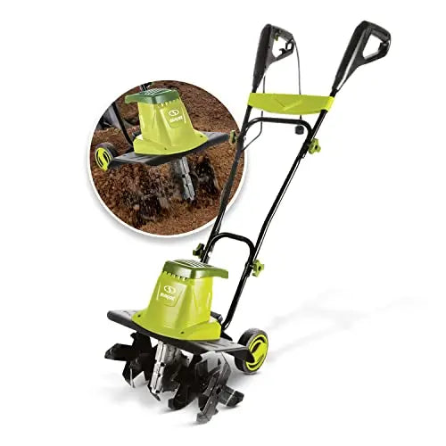 Sun Joe TJ604E 16-Inch 13.5 AMP Electric Garden Tiller/Cultivator,Black - π Blu Rose's Garden LLC π