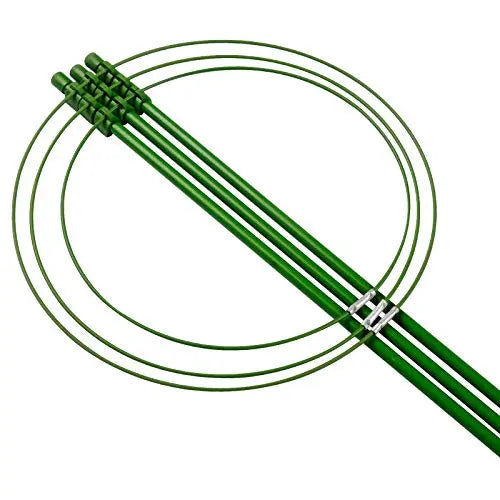 ZJIA 3 Pack Tomato Cages 18 inch Plant Support Cages Trellis for Garden, Cucumber Trellis Plant Stake with Adjustable Rings for Vegetables Flowers Fruit - π Blu Rose's Garden LLC π