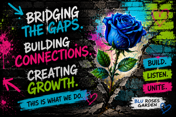 The Garden Between the Cracks 💙 Blu Rose's Garden LLC 💙 💙 Blu Rose's Garden LLC 💙