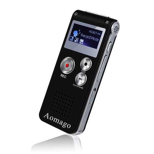 64GB Digital Voice Recorder Voice Activated Recorder for Lectures, Meetings, Interviews Aomago Audio Mini Recorder Portable Tape Dictaphone with Playback, USB, MP3 - 💙 Blu Rose's Garden LLC 💙