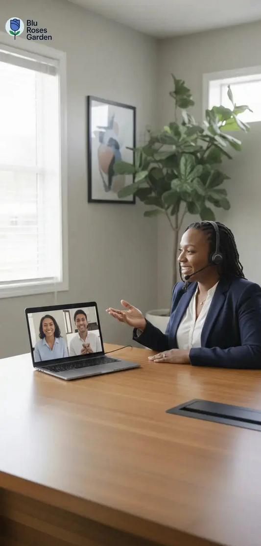 Real-Life Support for Real-Life Stress: Virtual Support Sessions 💙 Blu Rose's Garden LLC 💙 💙 Blu Rose's Garden LLC 💙