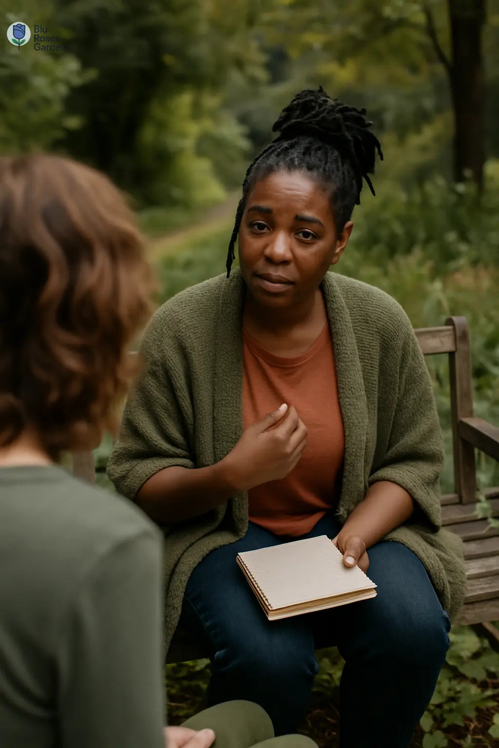 Garden-Based Support Sessions for Survivors – Confidential Consultations by Blu Roses Garden 💙 Blu Rose's Garden LLC 💙 💙 Blu Rose's Garden LLC 💙