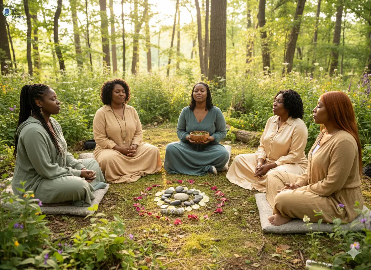 Grounding Nature Immersion Package – Forest Guide, Outdoor Support & Nature-Based Wellness (Mocksville, NC & Virtual) 💙 Blu Rose's Garden LLC 💙 💙 Blu Rose's Garden LLC 💙