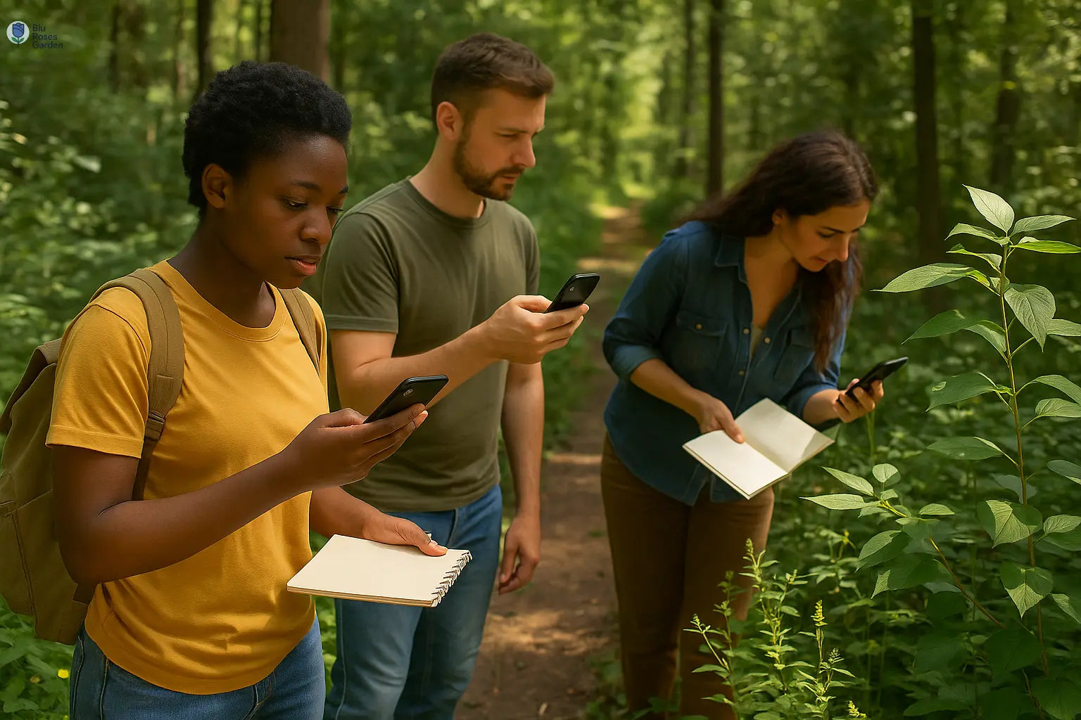 Plant Walk & Nature ID Session – Learn Together Outdoors with Blu Roses Garden 💙 Blu Rose's Garden LLC 💙 💙 Blu Rose's Garden LLC 💙