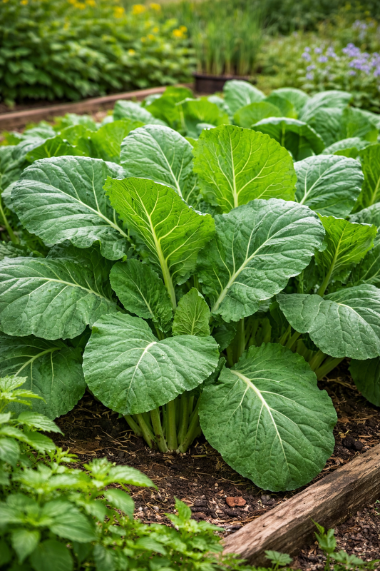 Vates Collard Greens Seeds – 2g Packet (Approx. 224 Seeds) 💙 Blu Rose's Garden LLC 💙 💙 Blu Rose's Garden LLC 💙