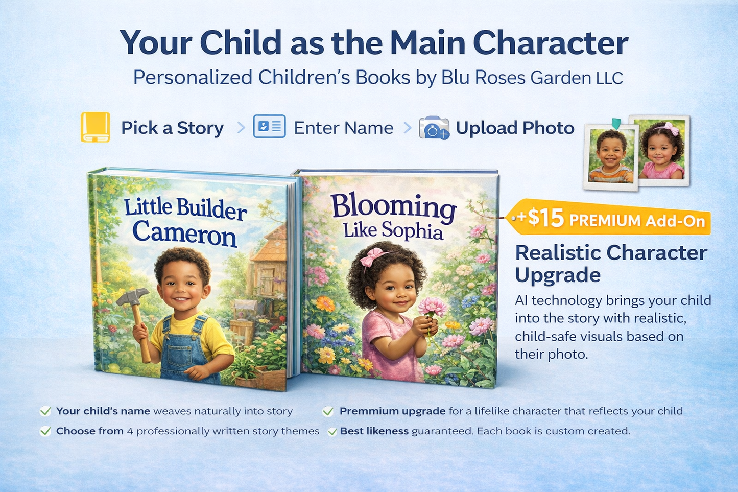 Children’s Book Creation & Publishing Services 💙 Blu Rose's Garden LLC 💙 💙 Blu Rose's Garden LLC 💙