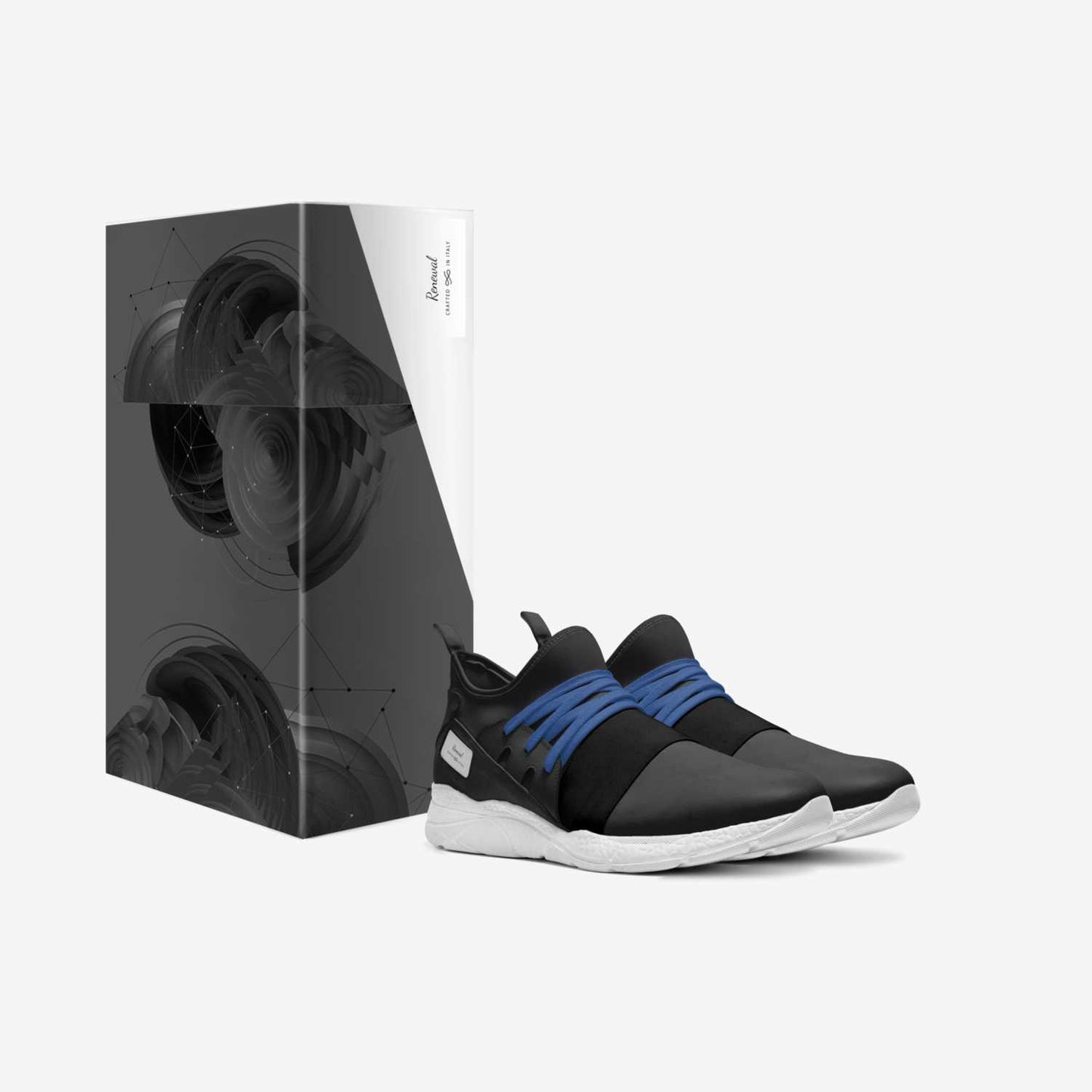 The Renewal Sleek Italian Leather Sneakers: Comfort Meets Style 💙 Blu Rose's Garden LLC 💙 💙 Blu Rose's Garden LLC 💙