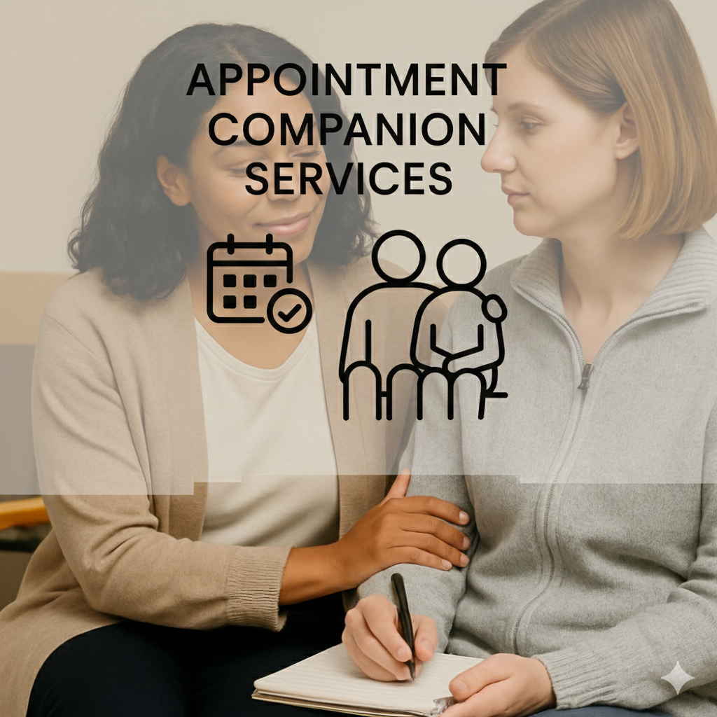 Appointment Companion Services 💙 Blu Rose's Garden LLC 💙 💙 Blu Rose's Garden LLC 💙