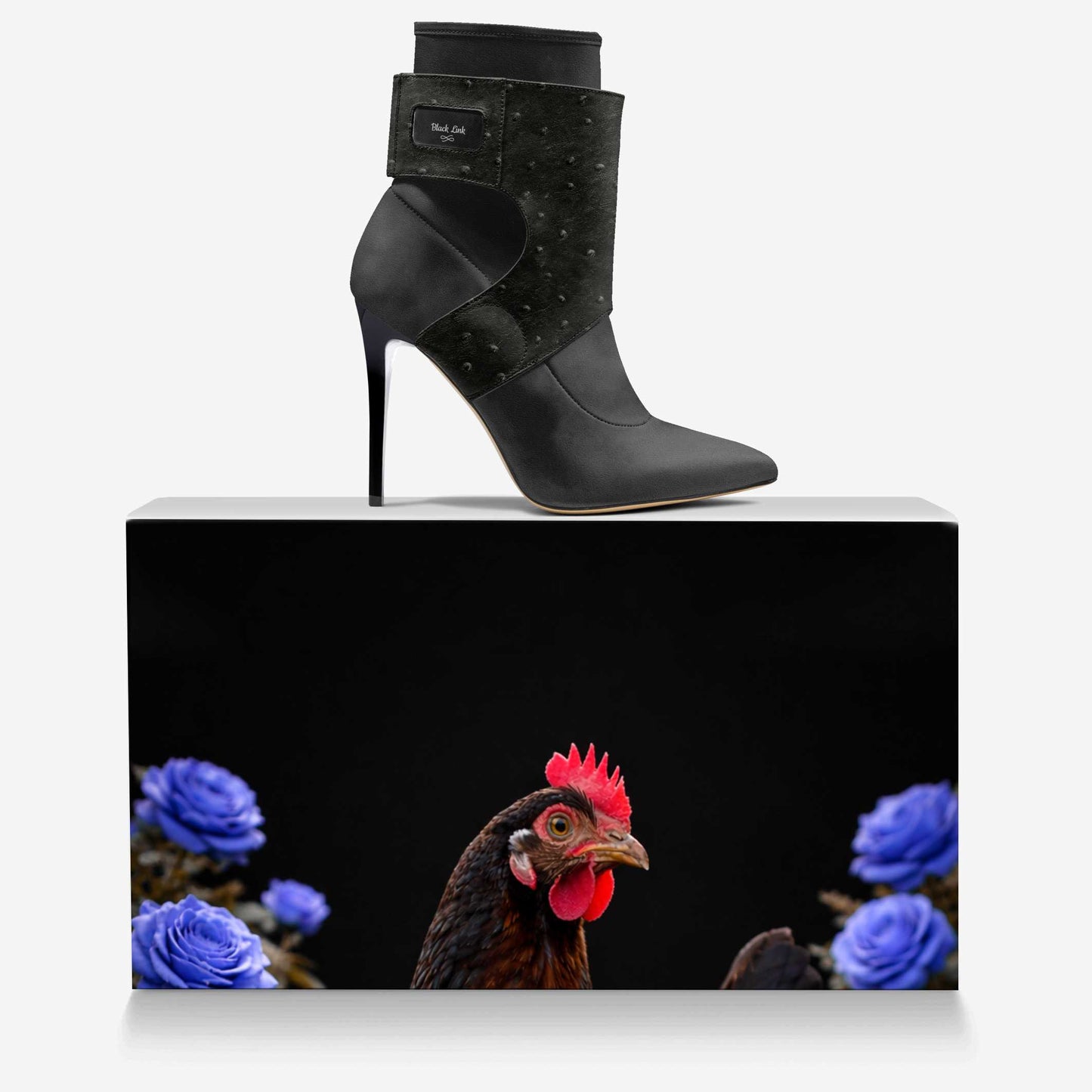 Black Link™ Stiletto Boots Heels
- Inspired by Black Sex Link Hens- Handcrafted