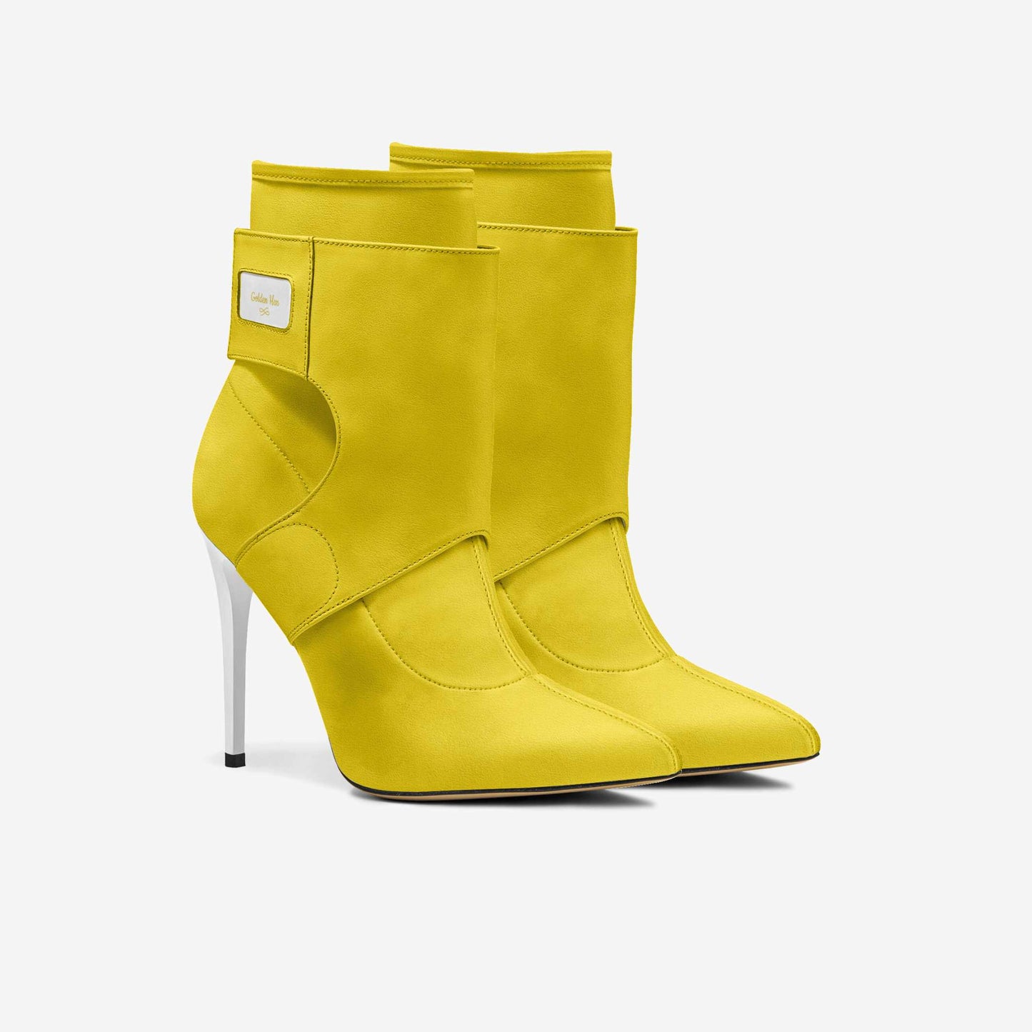 Golden Hen™ Heirloom Stiletto Boots Heels - Inspired by Buff Orpington Hens- Handcrafted