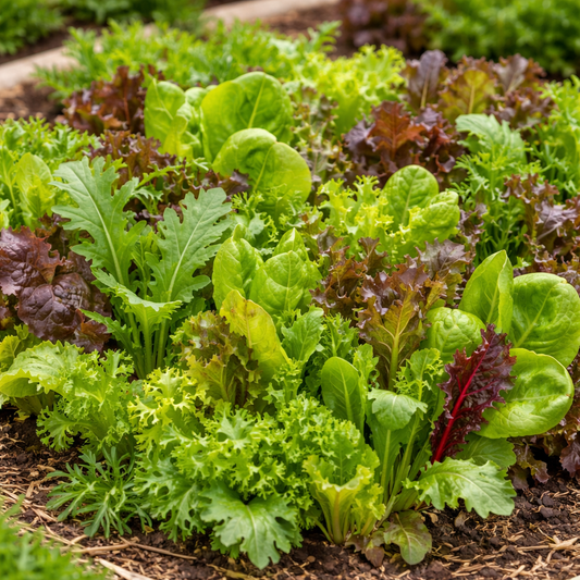 Mixed Greens Mesclun Lettuce Seeds – 2.5g (Approx. 2,000 Seeds) 💙 Blu Rose's Garden LLC 💙 💙 Blu Rose's Garden LLC 💙