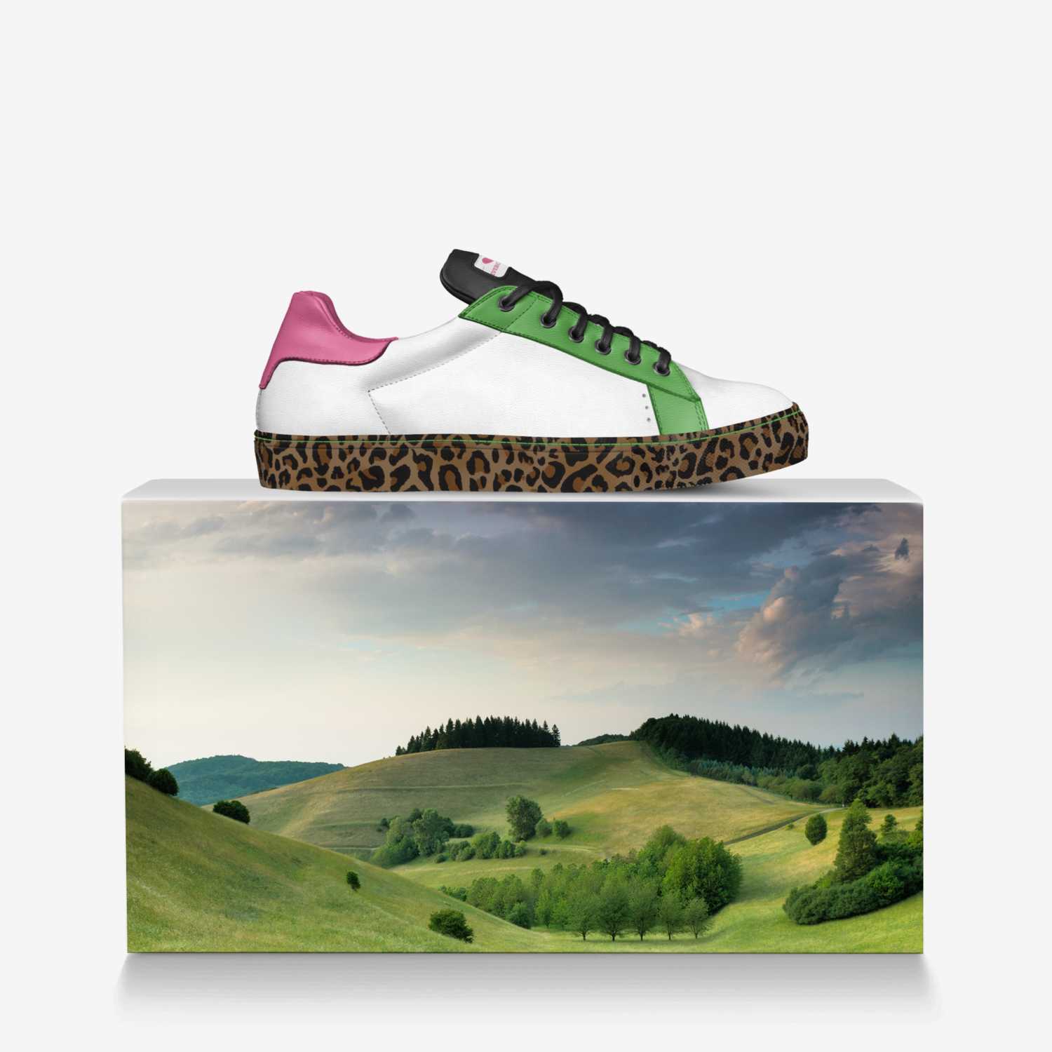 Ever Forward Cheetah Print Sneakers 💙 Blu Rose's Garden LLC 💙 💙 Blu Rose's Garden LLC 💙