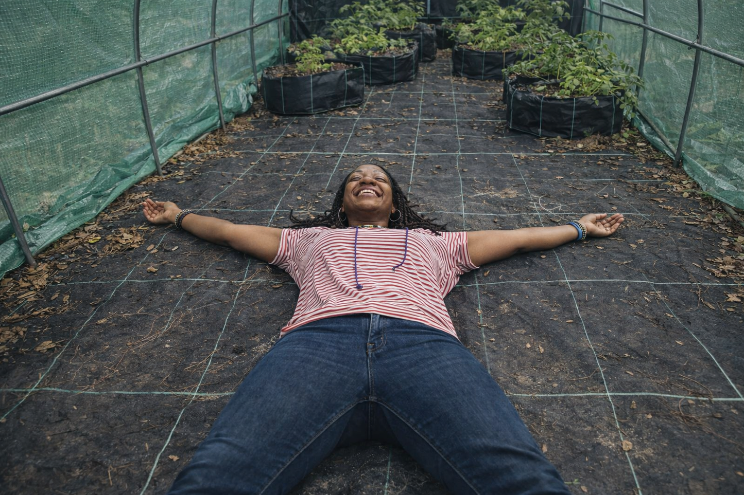 Clean Beds Install Bundle | Heavy-Duty Weed Barrier (6FT x 50 FT;3.2oz; 300 sq ft) + Landscape Staples 💙 Blu Rose's Garden LLC 💙 💙 Blu Rose's Garden LLC 💙