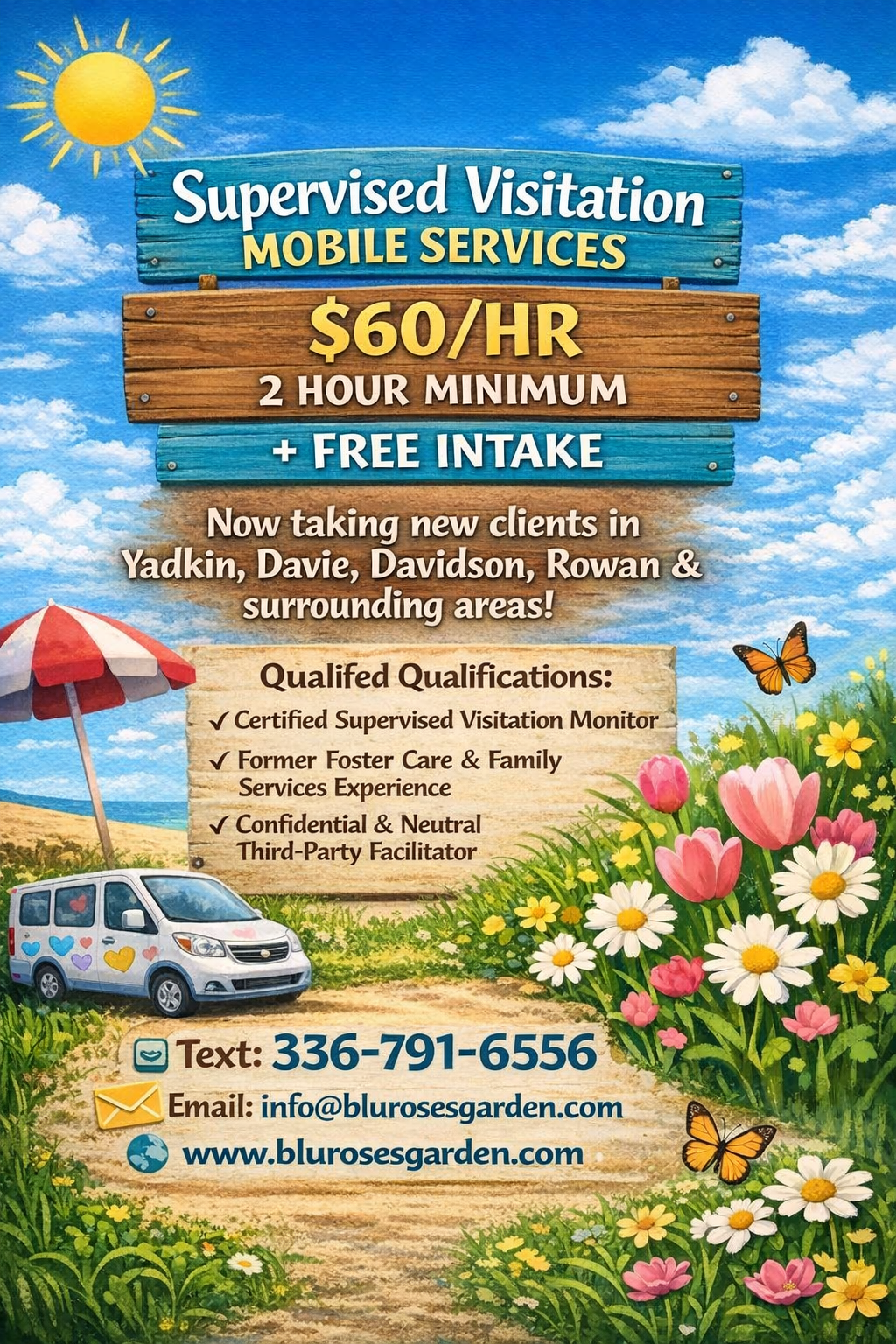 Supervised Visitation & Monitored Exchange Services 💙 Blu Rose's Garden LLC 💙 💙 Blu Rose's Garden LLC 💙