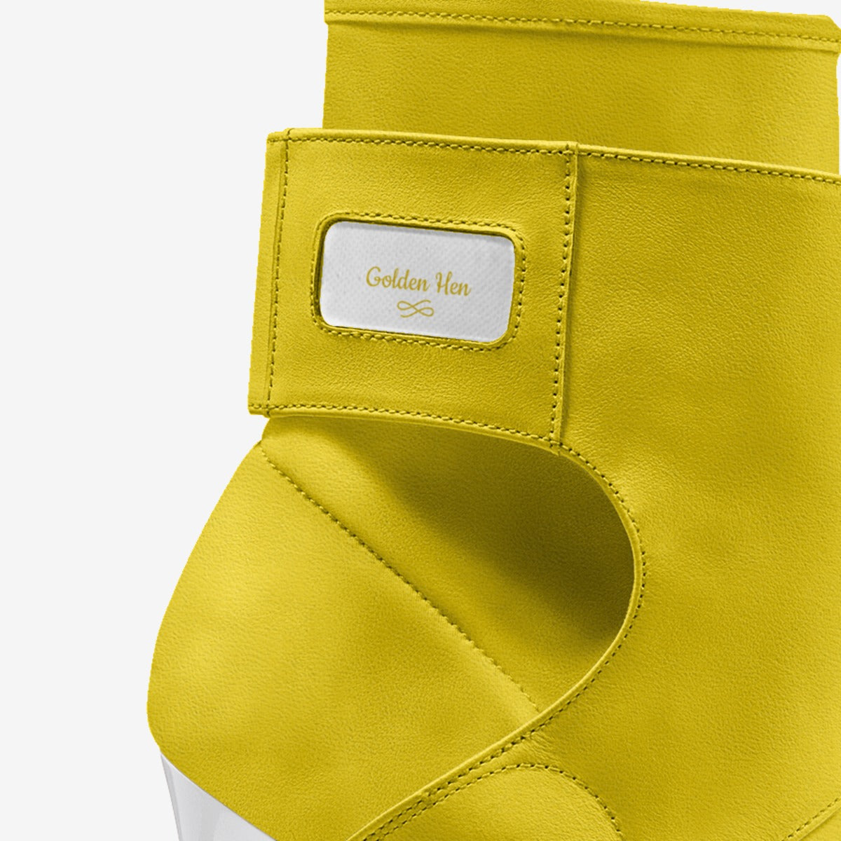 Golden Hen™ Heirloom Stiletto Boots Heels - Inspired by Buff Orpington Hens- Handcrafted