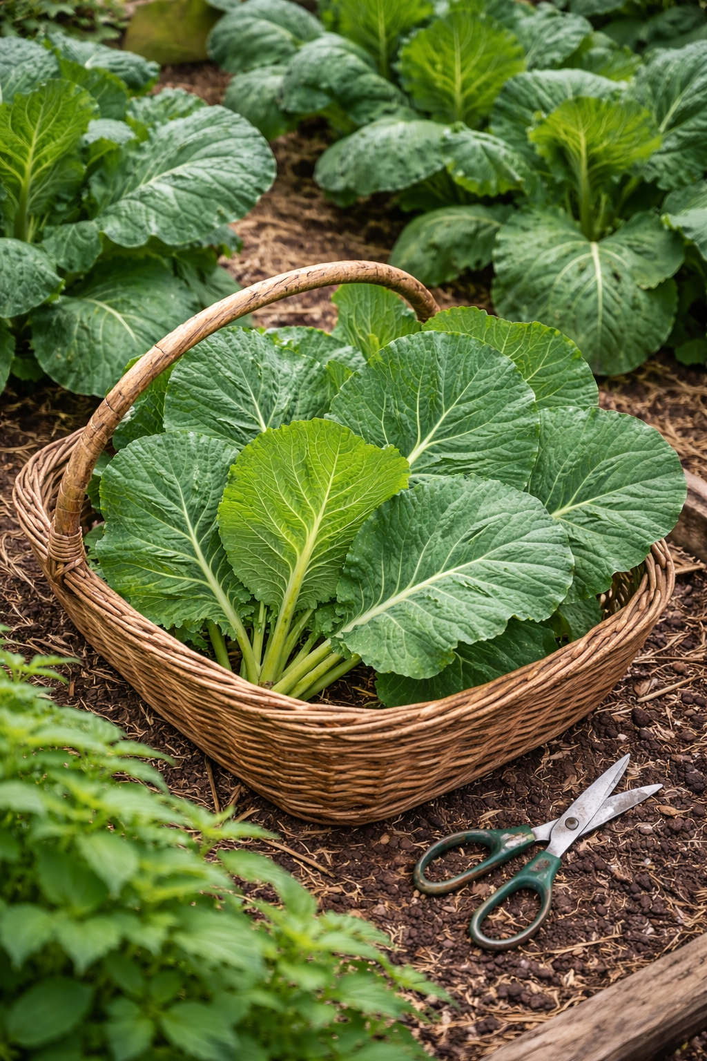 Vates Collard Greens Seeds – 2g Packet (Approx. 224 Seeds) 💙 Blu Rose's Garden LLC 💙 💙 Blu Rose's Garden LLC 💙