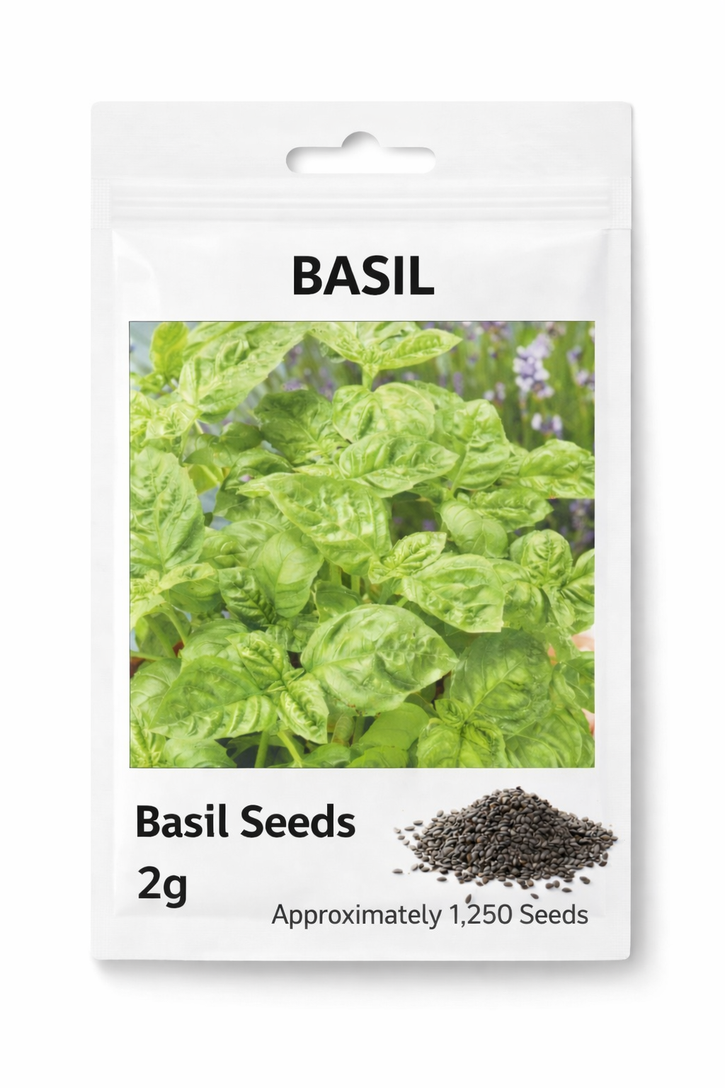 Sweet Basil Seeds – 2g Packet (Approx. 1,250 Seeds) | Non-GMO Heirloom Culinary Herb for Garden & Containers 💙 Blu Rose's Garden LLC 💙 💙 Blu Rose's Garden LLC 💙