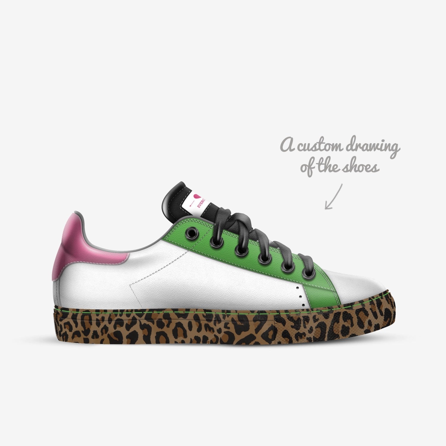 Ever Forward Cheetah Print Italian Leather Sneakers 💙 Blu Rose's Garden LLC 💙 💙 Blu Rose's Garden LLC 💙