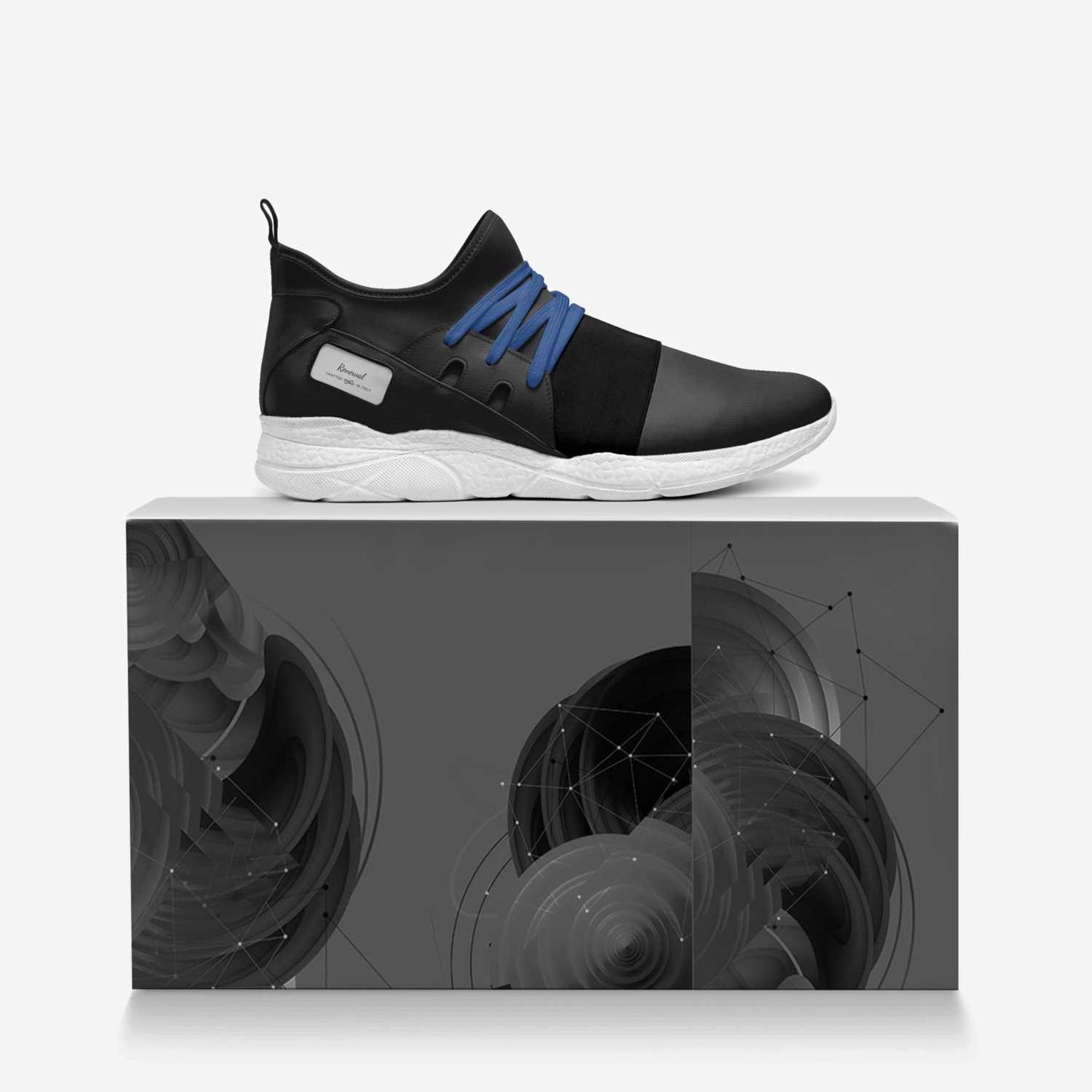 The Renewal Sleek Italian Leather Sneakers: Comfort Meets Style 💙 Blu Rose's Garden LLC 💙 💙 Blu Rose's Garden LLC 💙