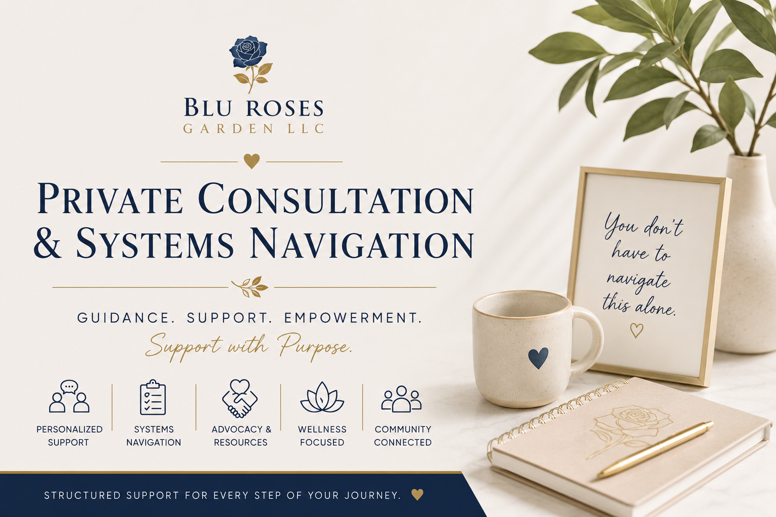 HOLIDAY & WINTER SUPPORT PACKAGE (non-clinical support) 💙 Blu Rose's Garden LLC 💙 💙 Blu Rose's Garden LLC 💙