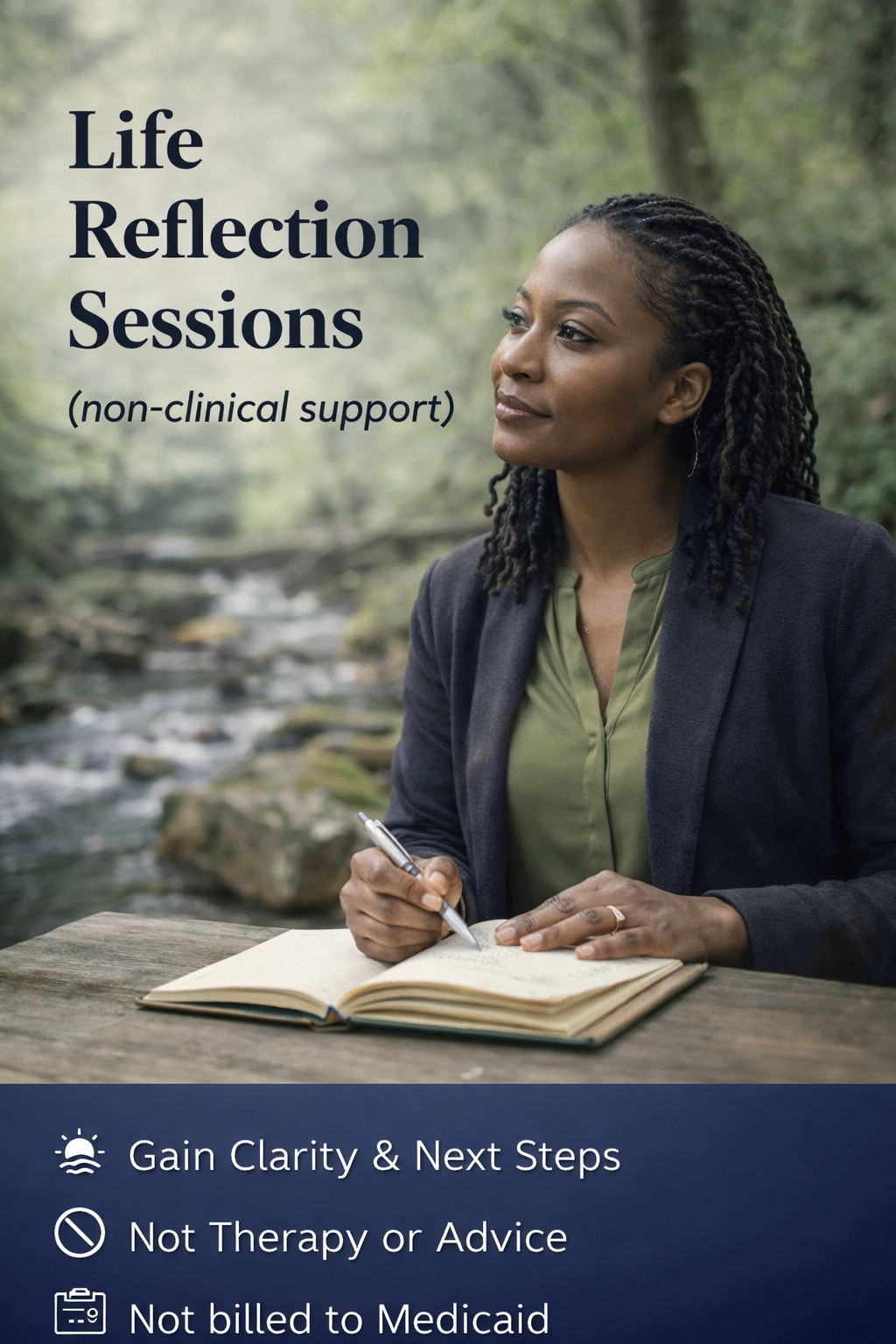 Life Reflection Sessions (non-clinical support) 💙 Blu Rose's Garden LLC 💙 💙 Blu Rose's Garden LLC 💙