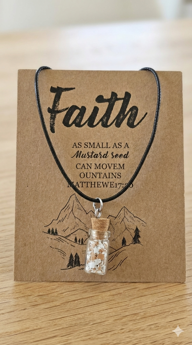The “Breakthrough” Faith Amulet- Crushed Eggshells 💙 Blu Rose's Garden LLC 💙 💙 Blu Rose's Garden LLC 💙