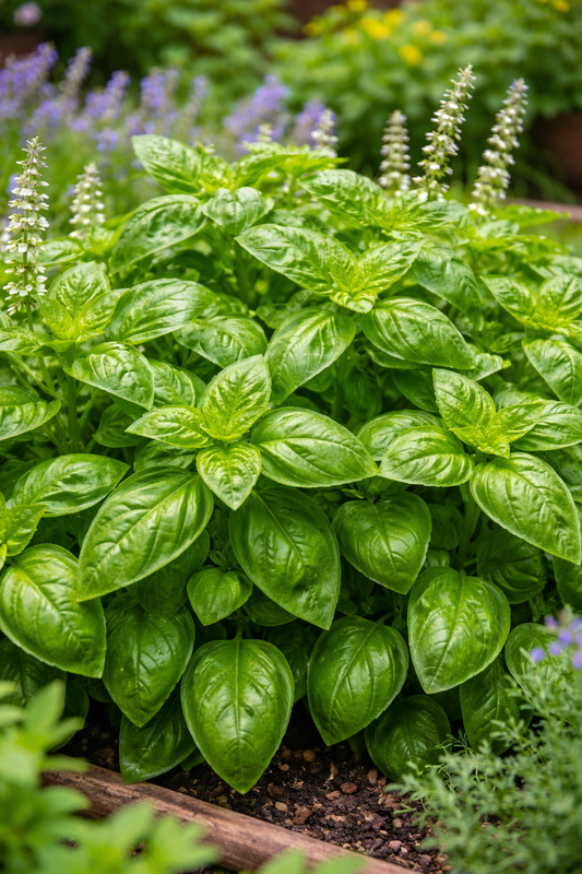 Sweet Basil Seeds – 2g Packet (Approx. 1,250 Seeds) | Non-GMO Heirloom Culinary Herb for Garden & Containers 💙 Blu Rose's Garden LLC 💙 💙 Blu Rose's Garden LLC 💙