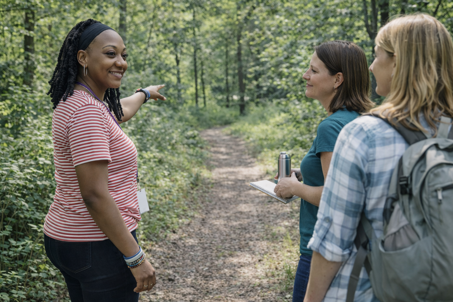 Walk Under the Trees: Guided Nature Walk & Picnic Session in Mocksville, NC 💙 Blu Rose's Garden LLC 💙 💙 Blu Rose's Garden LLC 💙