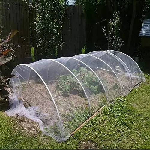 Agfabric Garden Netting 16'x30' Insect Pest Barrier Bird Netting for Garden Protection,Row Cover Mesh Netting for Vegetables Fruit Trees and Plants,White - 💙 Blu Rose's Garden LLC 💙