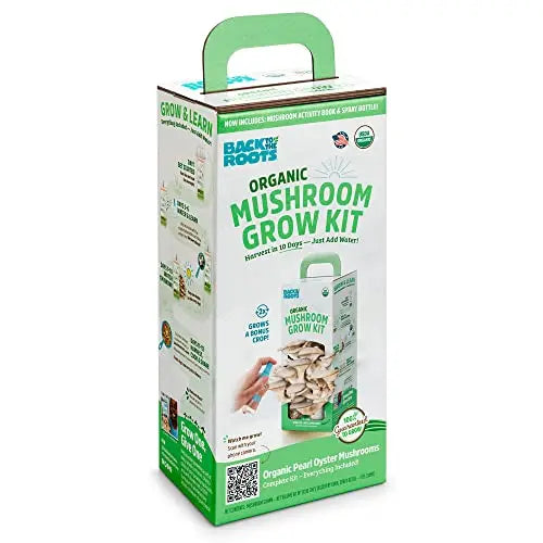 Back to the Roots Organic Oyster Mushroom Grow Kit, Harvest Gourmet Mushrooms In 10 Days - 💙 Blu Rose's Garden LLC 💙