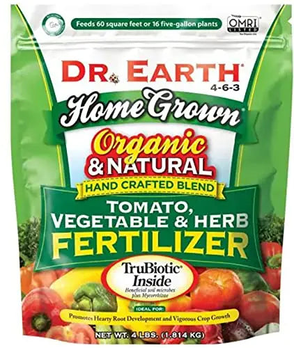 Dr. Earth Organic 5 Tomato, Vegetable & Herb Fertilizer Poly Bag - 💙 Blu Rose's Garden LLC 💙