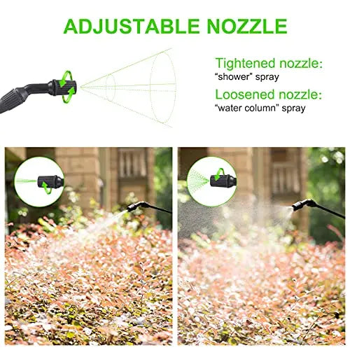 Kitahara 1 Gallon Garden Pump Pressure Sprayer with Pressure Relief Valve, Adjustable Shoulder Strap and Nozzles, for Yard Lawn Weeds Plant Water - 💙 Blu Rose's Garden LLC 💙