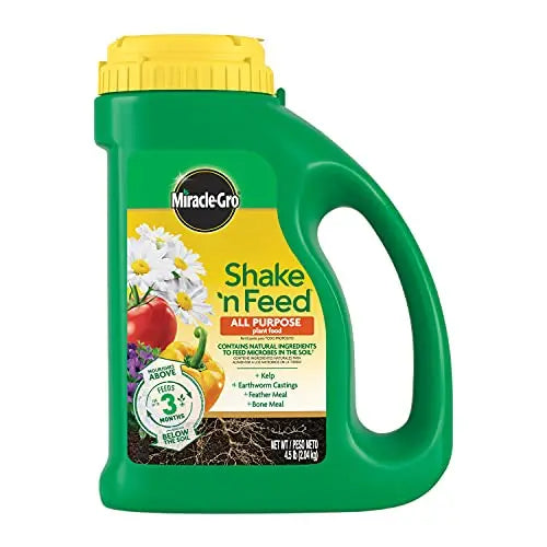 Miracle-Gro Shake 'N Feed All Purpose Plant Food, Plant Fertilizer, 4.5 lbs. - 💙 Blu Rose's Garden LLC 💙